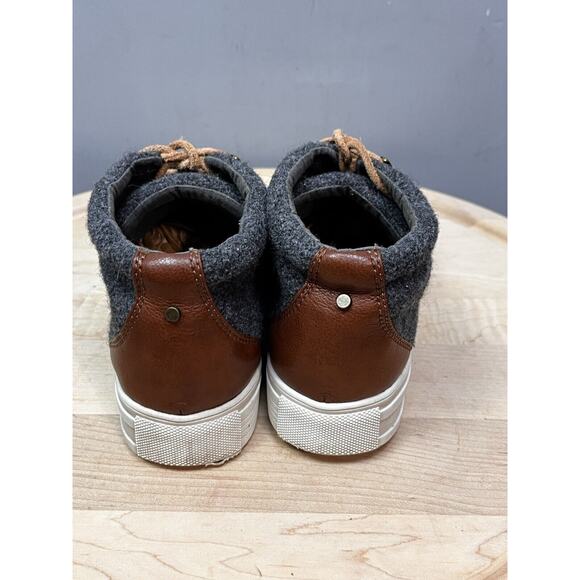 Band of Gypsies Dove Hiker Wool Sneakers Womens 8 Midtop Gray Lace Up - Picture 2 of 9